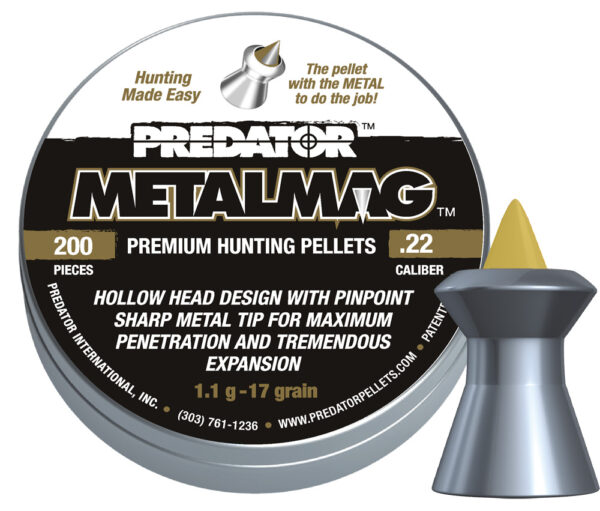 JSB Predator Metalmag .22 Point Pellets (200)