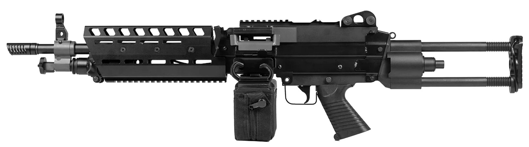 Novritsch SSR249 AEG Airsoft Light Machine Gun (Black)