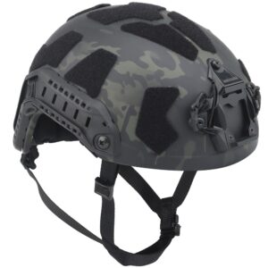 NEO Essentials Fast Railed SF Air Helmet (V-CAM Black)