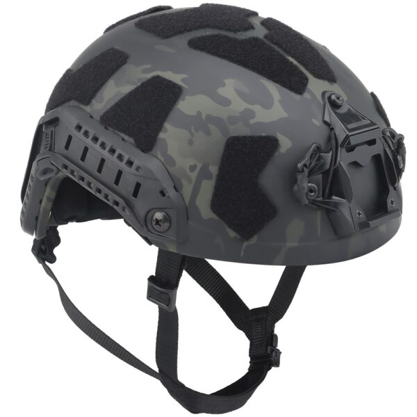 Nuprol Fast Railed SF Air Helmet (V-CAM Black)