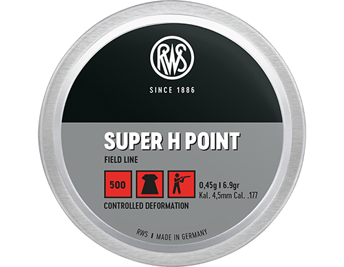 RWS Super H Point .177 Hollow Point Pellets (500)
