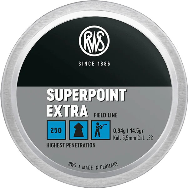 RWS Super Point Extra .22 Point Pellets (250)