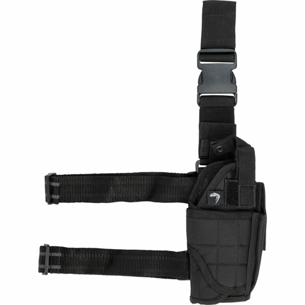 Viper Right Leg Adjustable Universal Holster (Black)