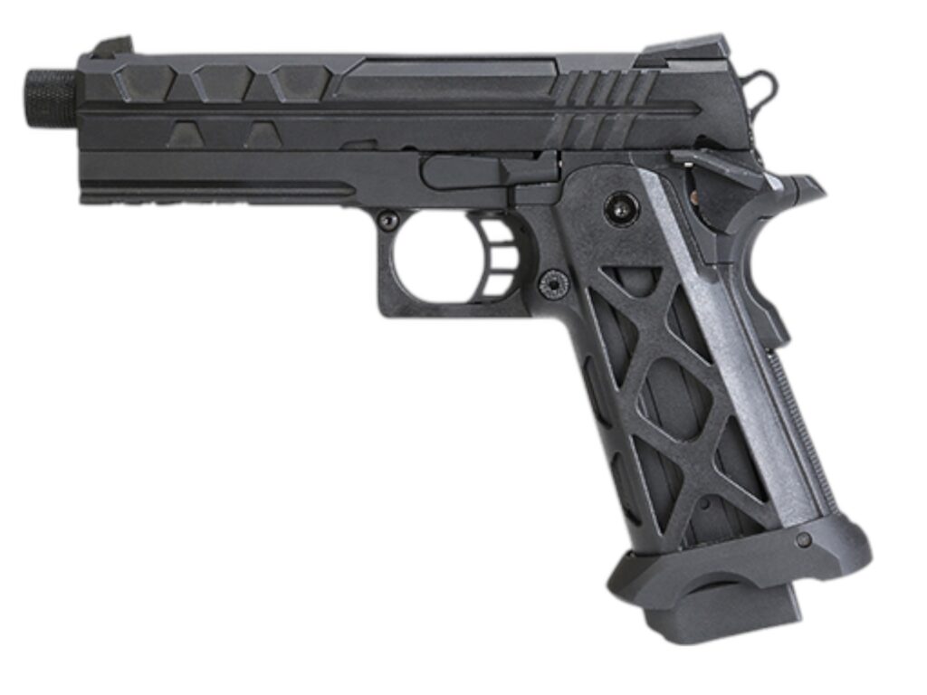 Krown Land Tartarus MKII 4.5mm BB Air Pistol (Black)