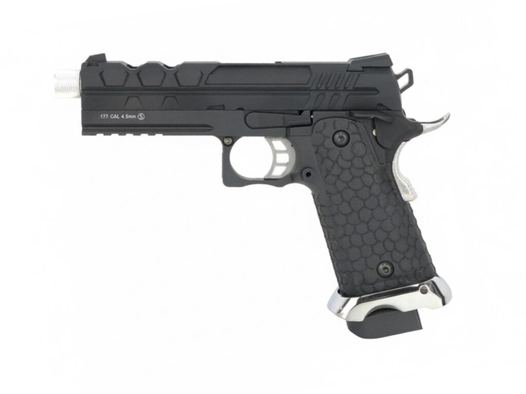 Krown Land Tartarus MKIV 4.5mm BB Air Pistol (Black)