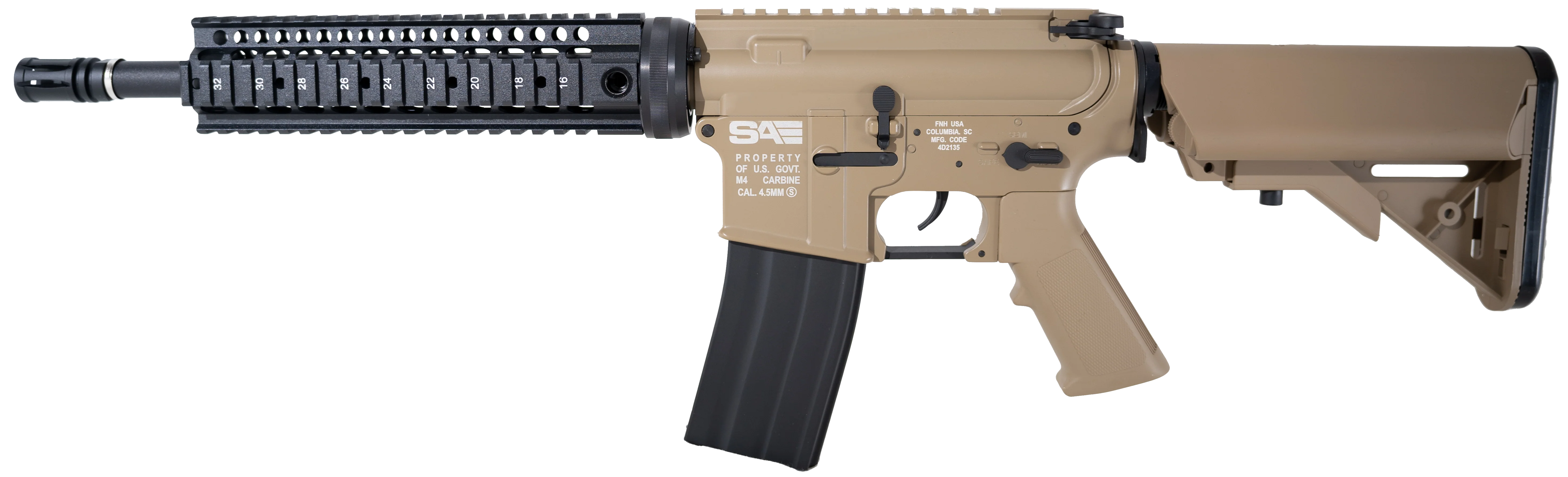 Swiss Arms M4 4.5mm BB CO₂ Air Rifle (Tan)