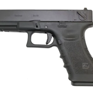 WE EU18 G3 Semi/Full Auto GBB Airsoft Pistol (Black)