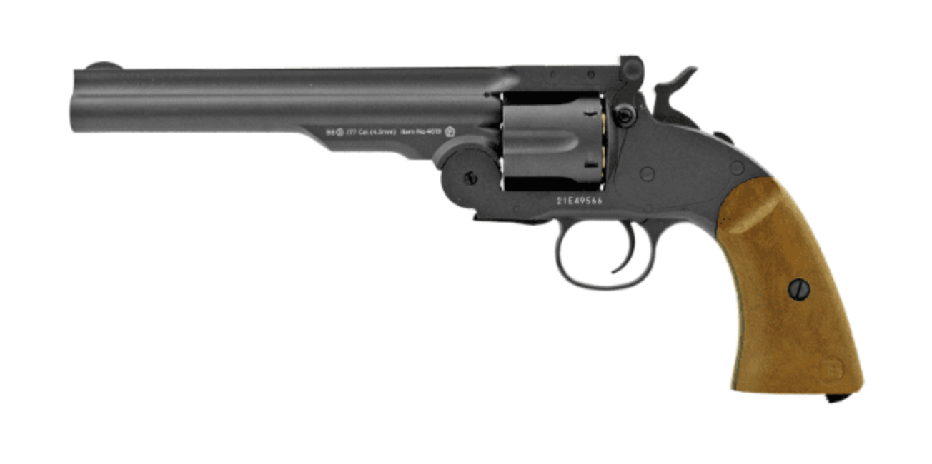 Barra Schofield 7” 4.5mm BB Air Pistol (Gun Metal)