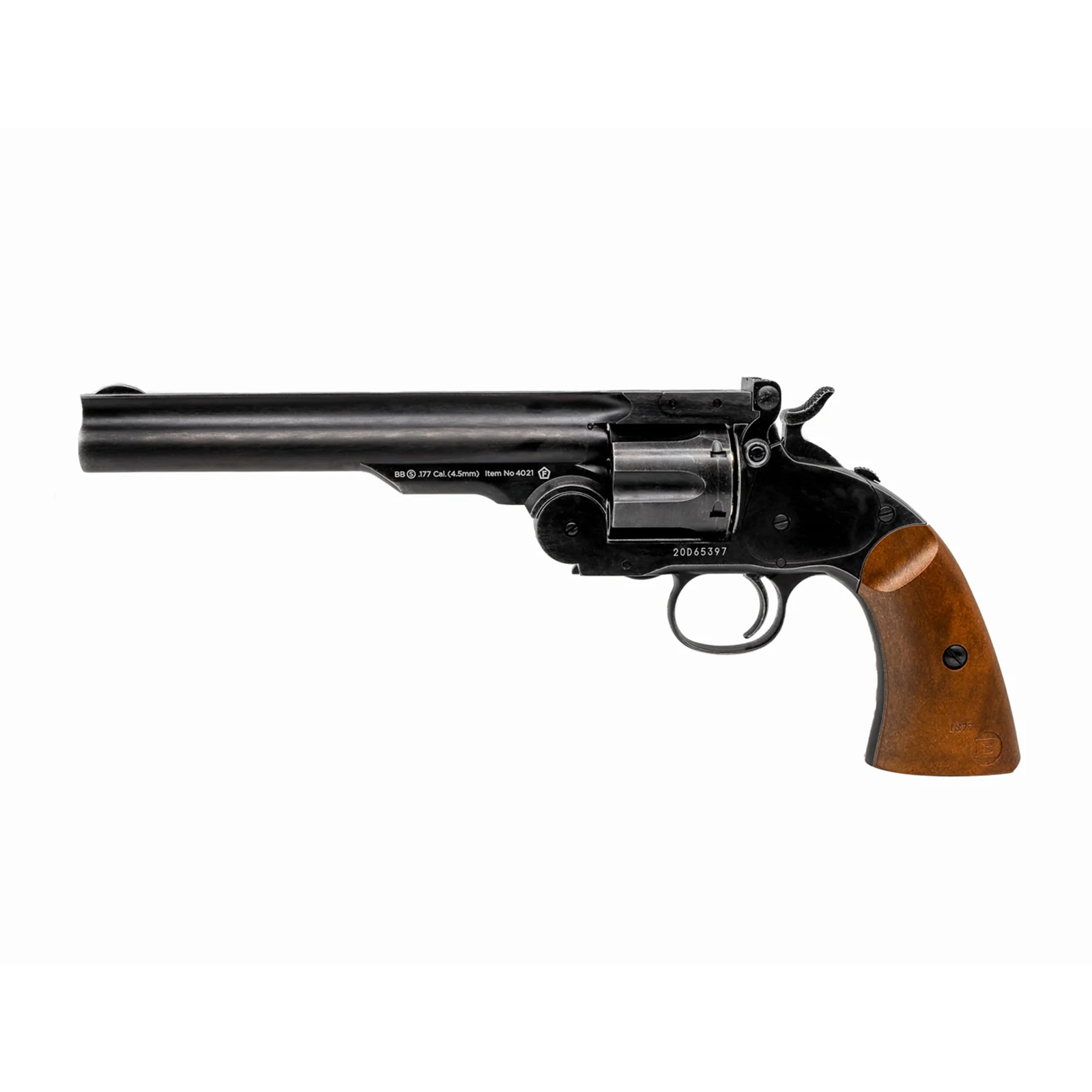 Barra Schofield 7” 4.5mm BB Air Pistol (Aged Metal)