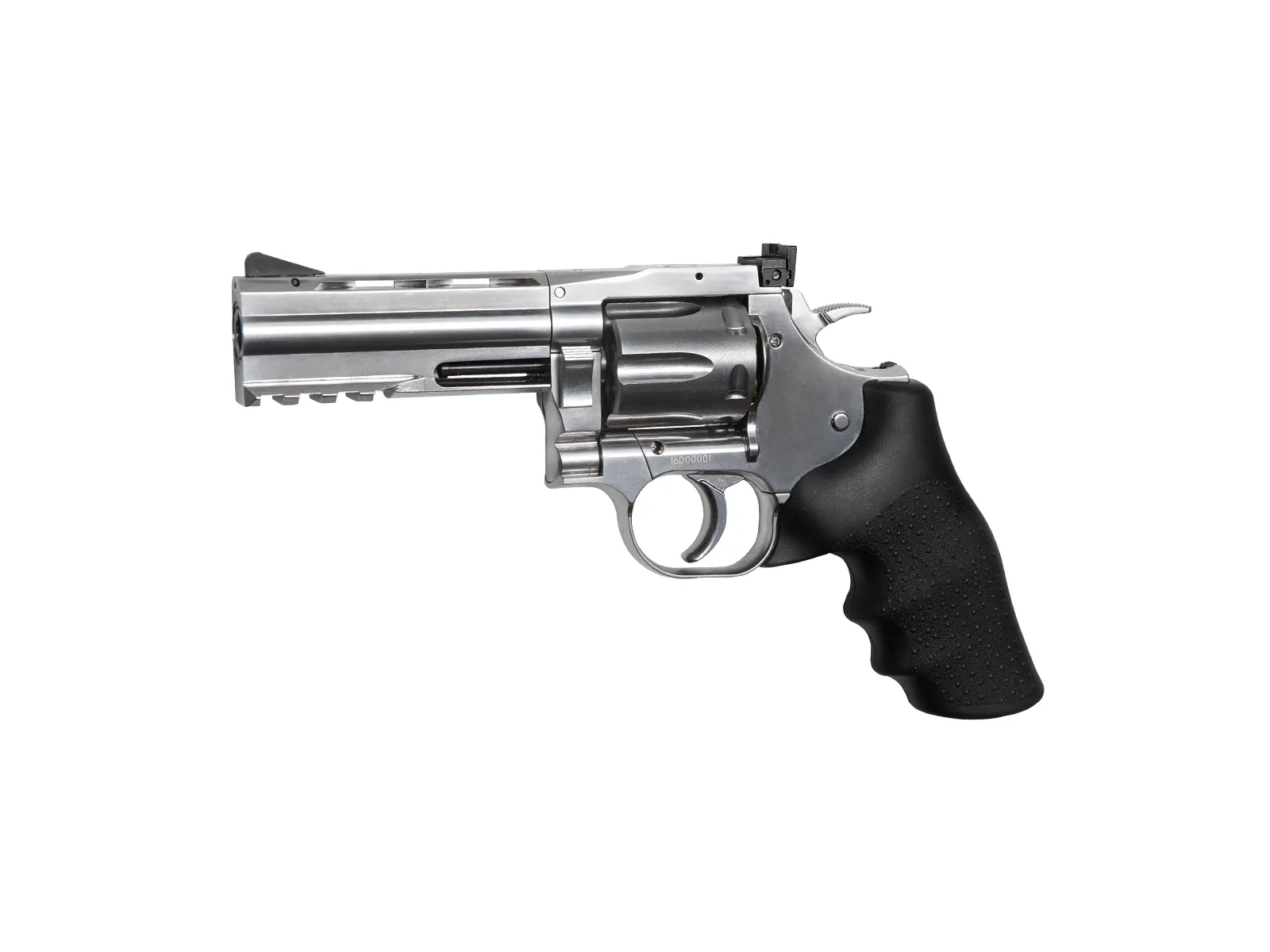Dan Wesson 4" 715 Revolver .177 Pellet Air Pistol (Silver)