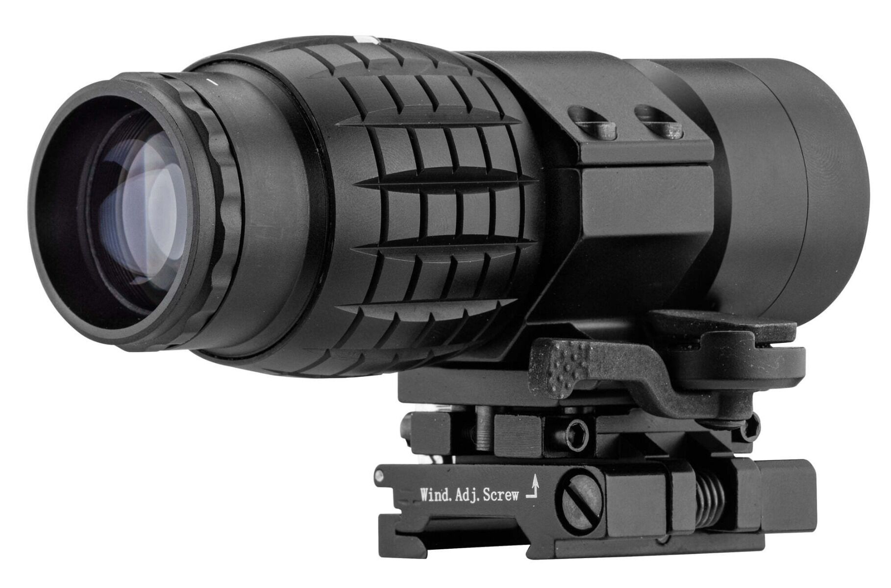 Lancer Tactical 1-3X Magnifier With Flip-Side AR Dot Sight