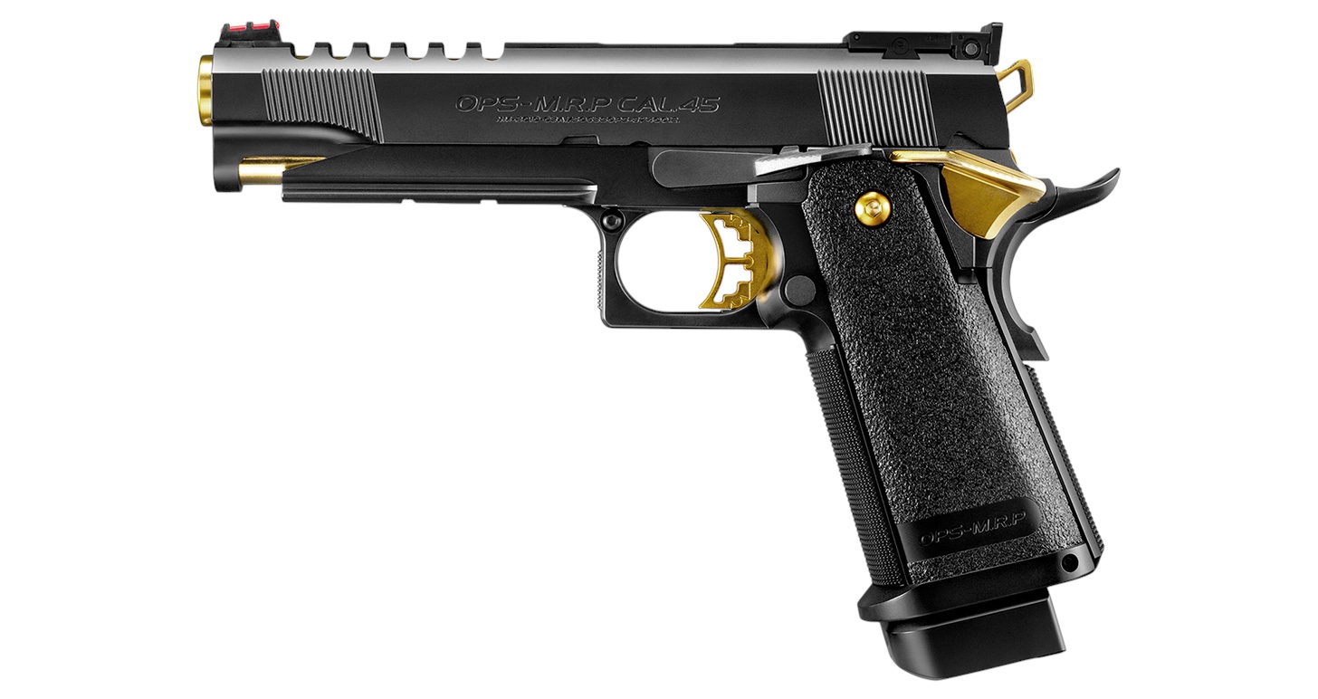Tokyo Marui Hi-Capa 5.1 Match GBB Airsoft Pistol (Black/Gold)