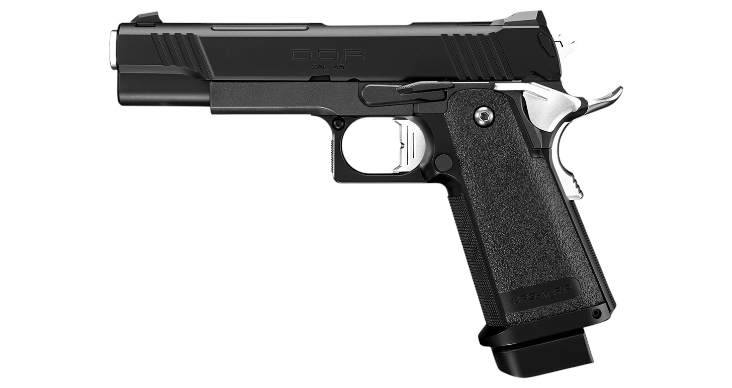 Tokyo Marui Hi-Capa D.O.R GBB Airsoft Pistol (Black/Chrome)