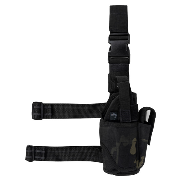 Viper Right Leg Adjustable Universal Holster (V-CAM Black)