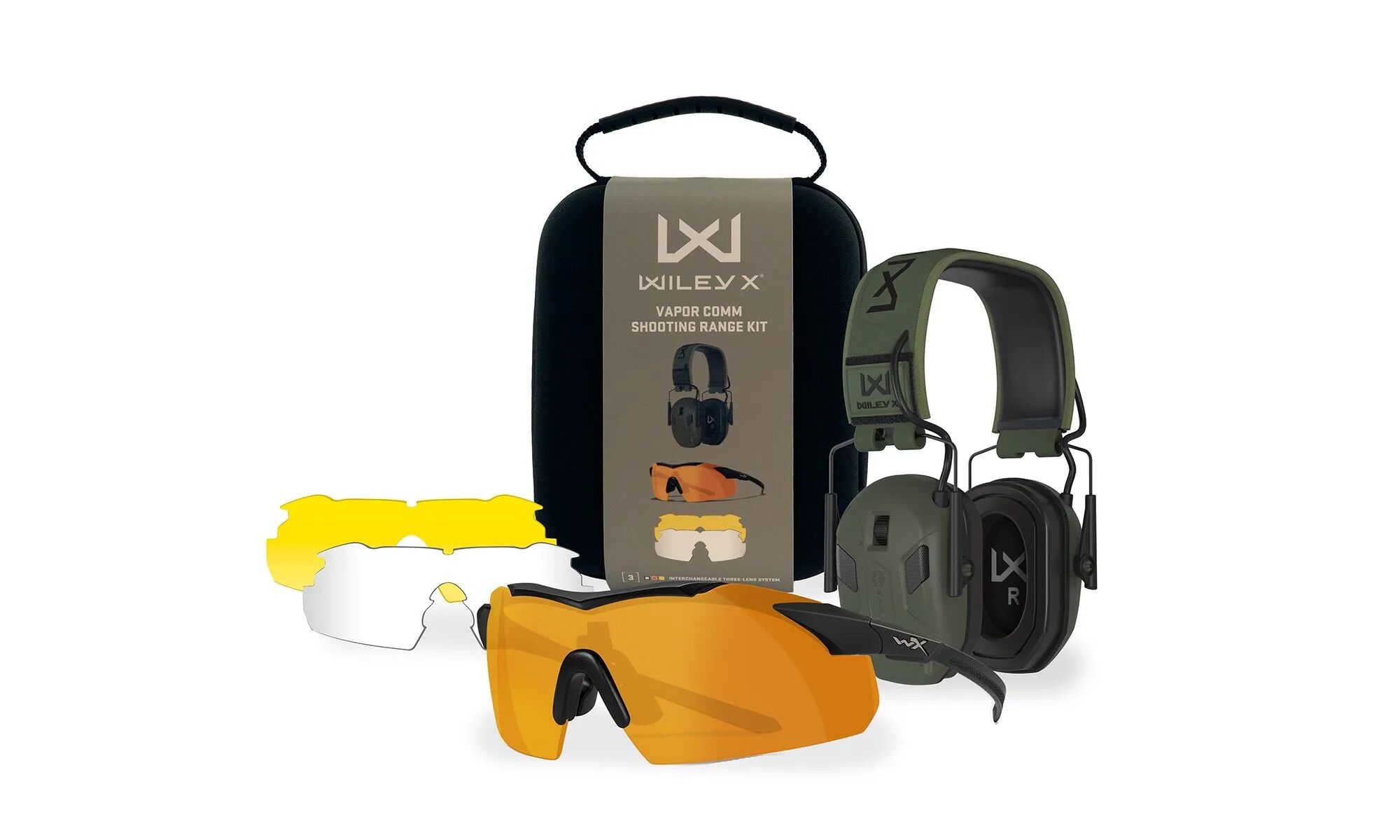 Wiley X VAPOR COMM Shooting Range Kit