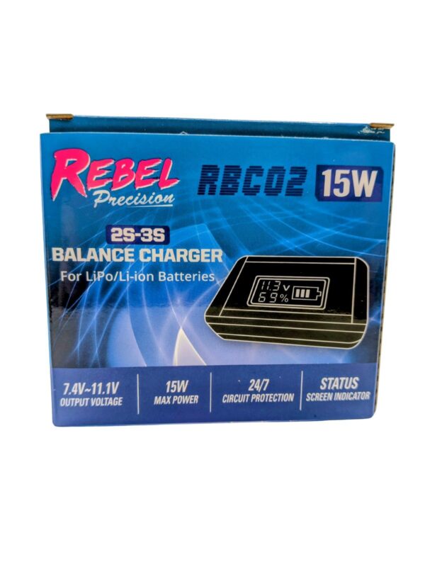 Rebel RBC02 Ultra Compact Li-Po/Li-Ion Smart Battery Charger