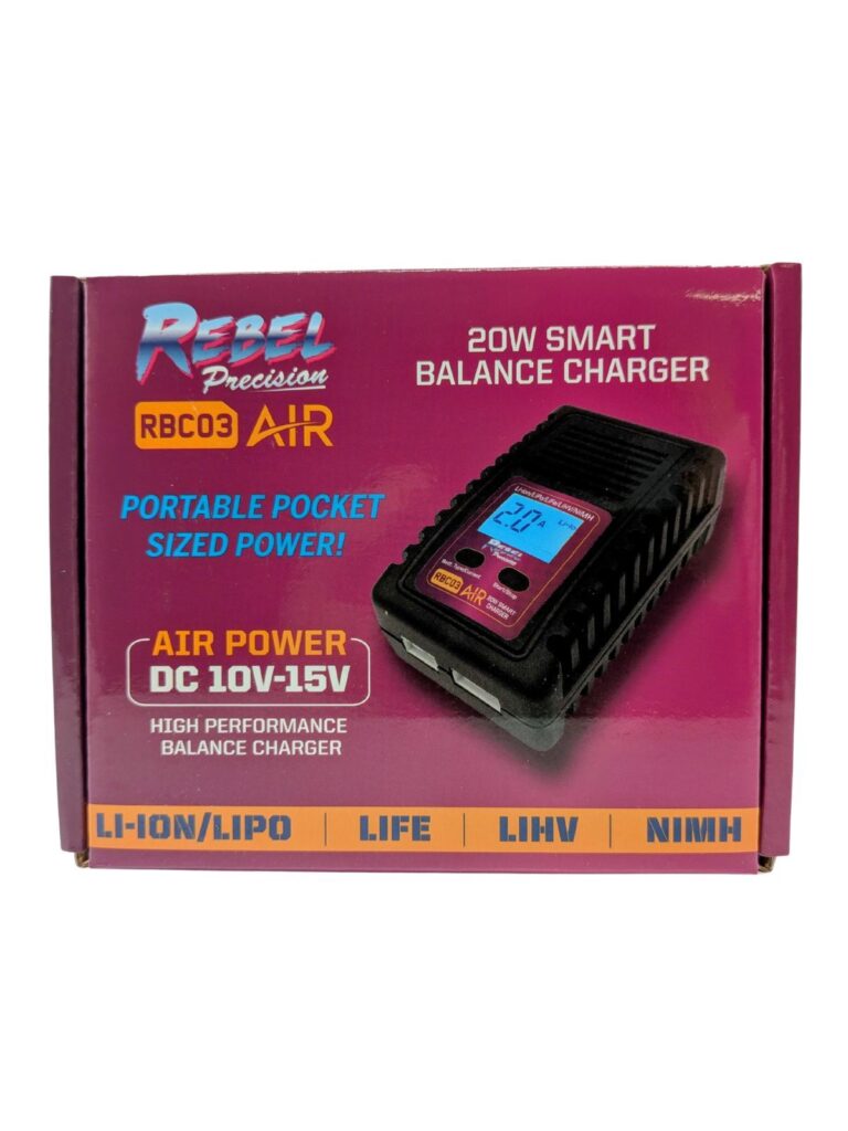 Rebel RBC03 Smart Balance LiPo/Li-Ion/LiFe/NiMh/HPA Battery Charger