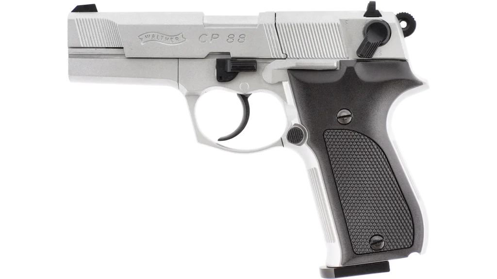 Walther CP88 .177 Pellet Air Pistol (Nickel/Black)