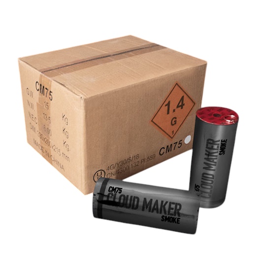 x12 Enola Gaye CM75 Cloud Maker Smoke Grenade (Black)