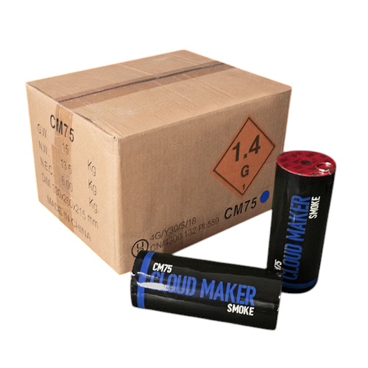 x12 Enola Gaye CM75 Cloud Maker Smoke Grenade (Blue)