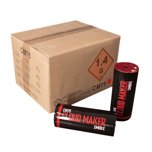 x12 Enola Gaye CM75 Cloud Maker Smoke Grenade (Red)