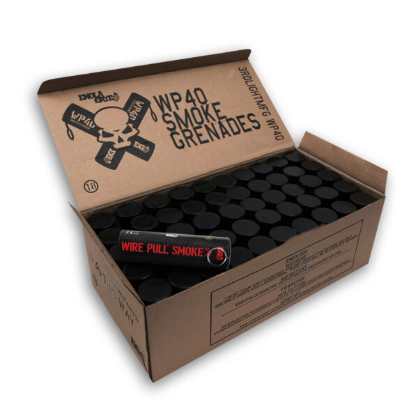 x50 Enola Gaye WP40 Wire Pull® Smoke Grenade (Red)