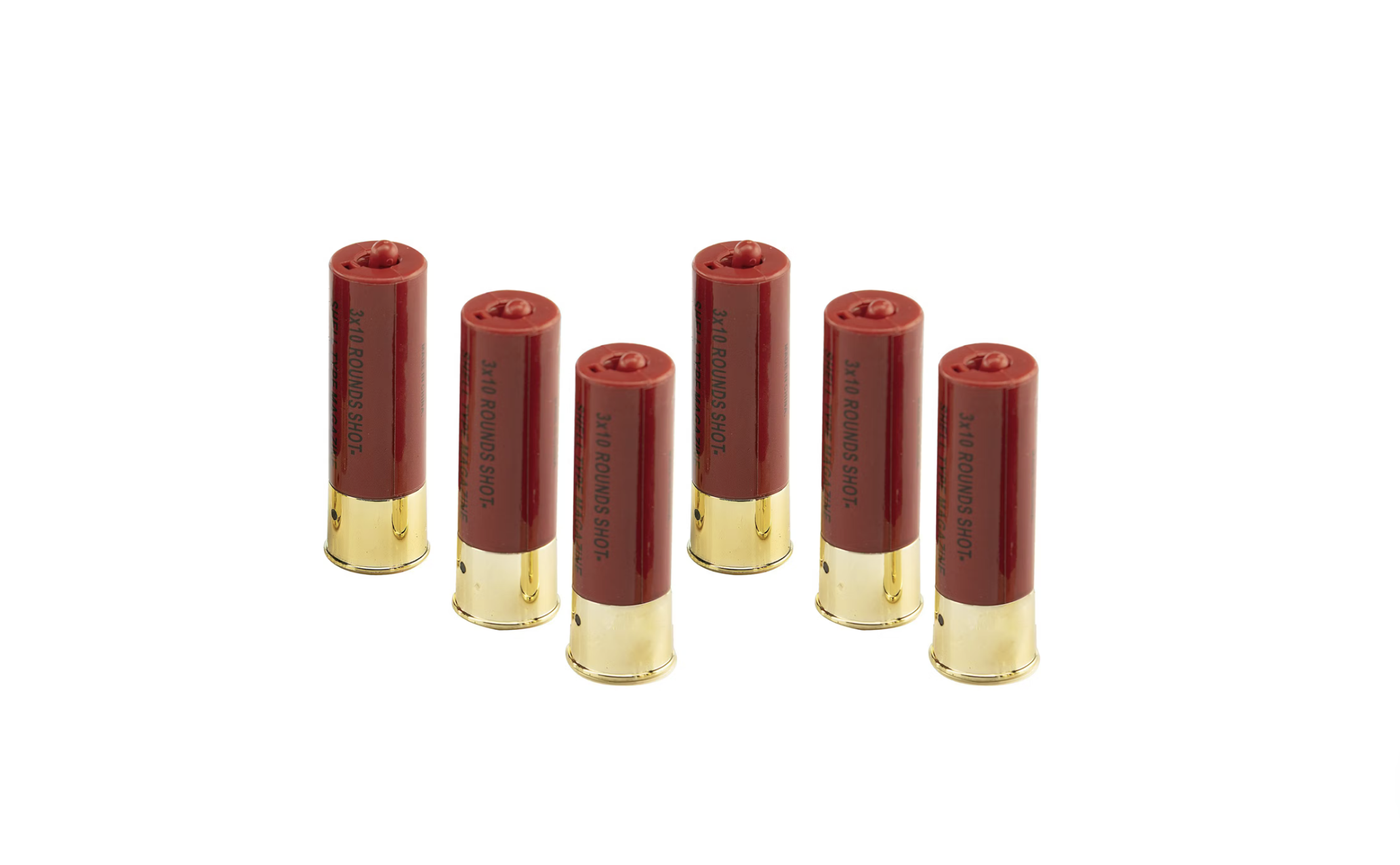 Golden Eagle Tri-Shot Shotgun Shell 6mm BB Magazine 30rd 6 Pack (Airsoft)