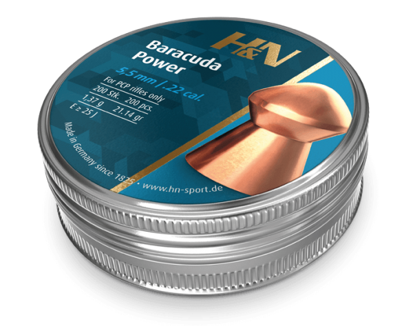 H&N Baracuda Power .22 Domed Pellets (200)