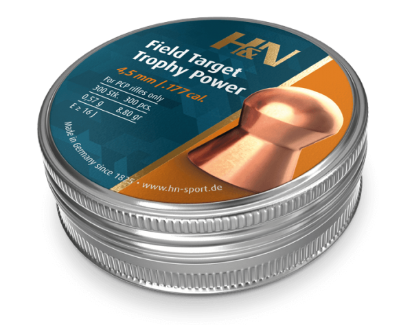 H&N Field Target Trophy Power .177 Domed Pellets (300)