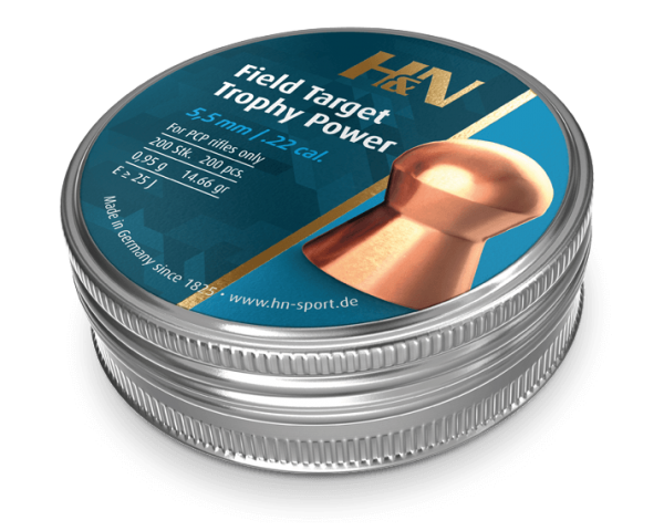 H&N Field Target Trophy Power .22 Domed Pellets (200)