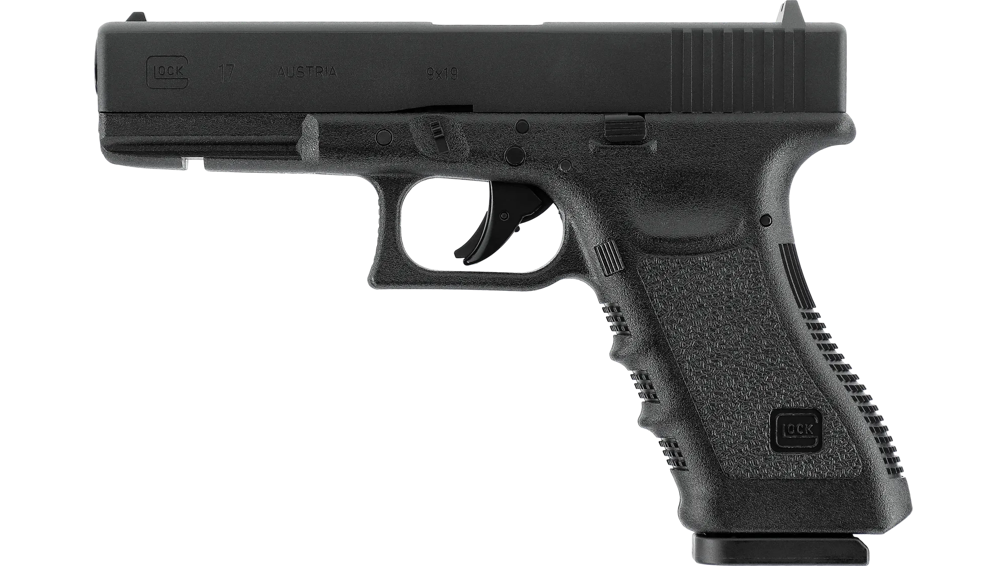 Glock 17 Dual Ammo 4.5mm BB / .177 Pellet Air Pistol (Black)