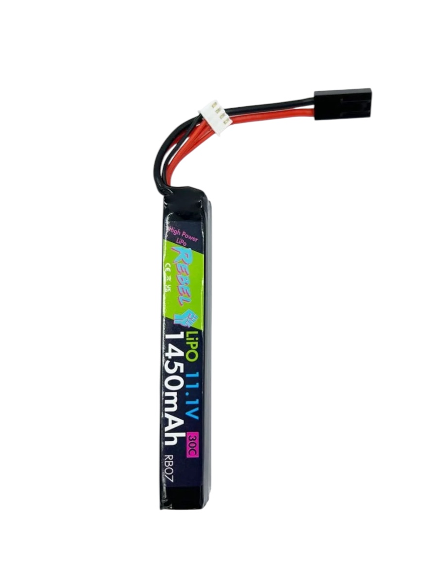 Rebel 11.1v LiPo 1450mAh 30c Stick Battery (Mini Tamiya)