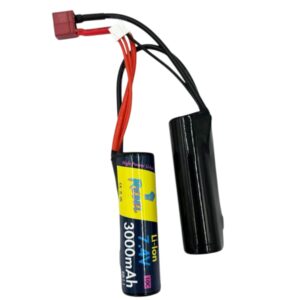 Rebel 7.4v Li-Ion 3000mAh 10c Nunchuck Battery (Deans)