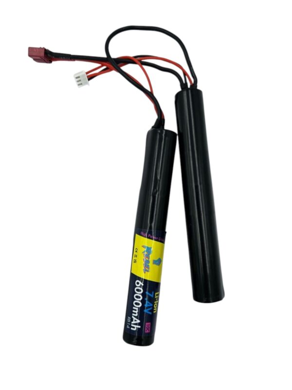 Rebel 7.4v Li-Ion 6000mAh 10c AK Stick Battery (Deans)