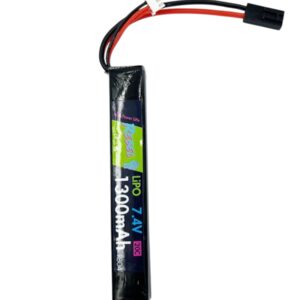Rebel 7.4v LiPo 1300mAh 20c Stick Battery (Mini Tamiya)