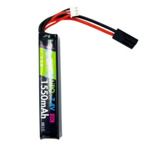 Rebel 7.4v LiPo 1550mAh 20c Stick Battery (Mini Tamiya)