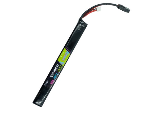 Rebel 7.4v LiPo 1650mAh 20c Stick Battery (Mini Tamiya)