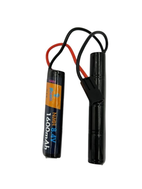 Rebel 8.4v NiMh 1600mAh Nunchuck Battery (Mini Tamiya)