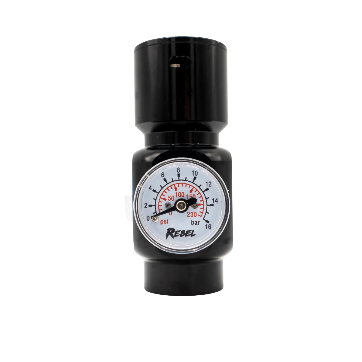Rebel Surge HPA Regulator 0-150psi Double Output (Black)