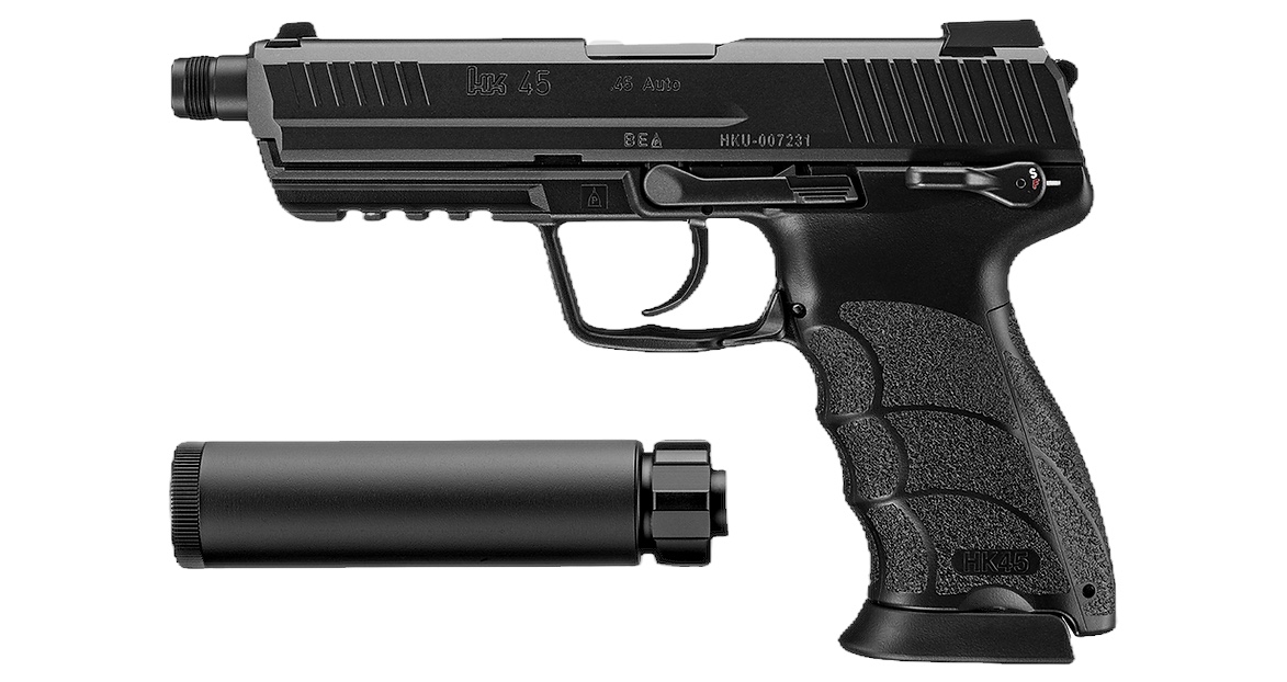 Tokyo Marui HK 45 Tactical GBB Airsoft Pistol (Black)