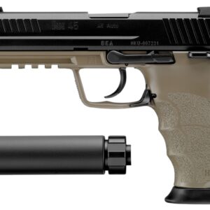 Tokyo Marui HK 45 Tactical GBB Airsoft Pistol (Black/Tan)