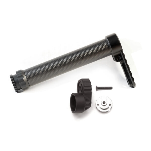 Wolverine Carbon Fiber Stock Black + 1" Drop Stock