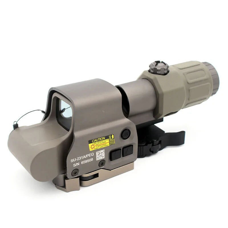 Rebel HHS Holographic Hybrid Sight EXPS with G33 3x Magnifier (Tan)