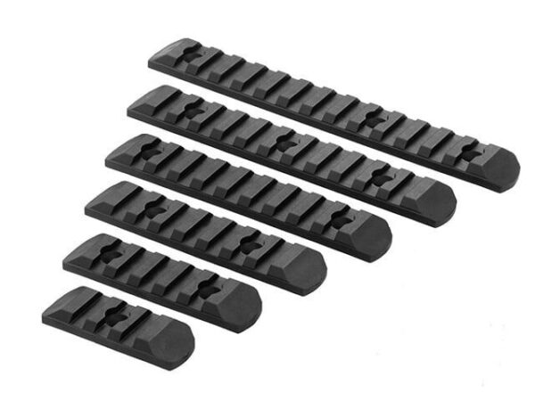 Rebel Assorted Rail Sections Set KeyMod/M-LOK (Black)