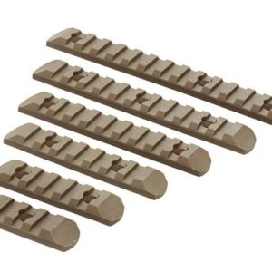 Rebel Assorted Rail Sections Set KeyMod/M-LOK (Dark Earth)