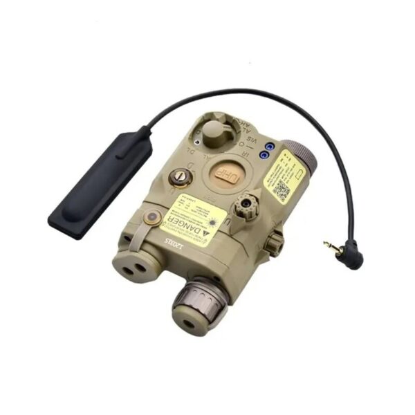 Rebel LA-PEQ-15 Weapon Light & Dual IR/Red Laser with Strobe (Dark Earth)