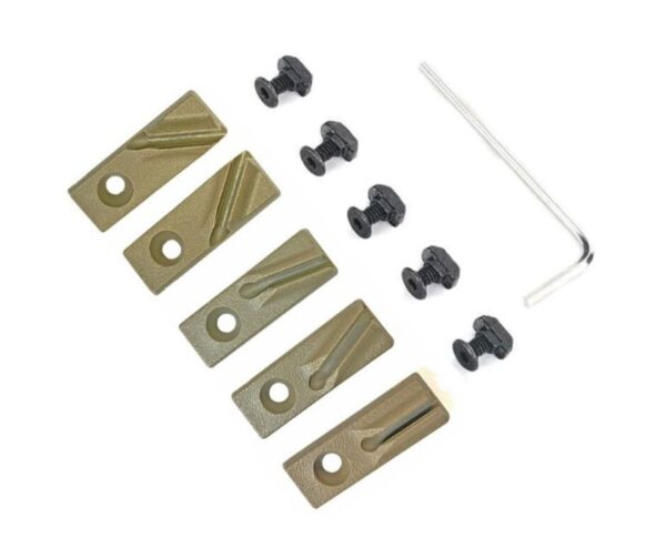 Rebel Angled KeyMod Cable Clips Kit (Tan)
