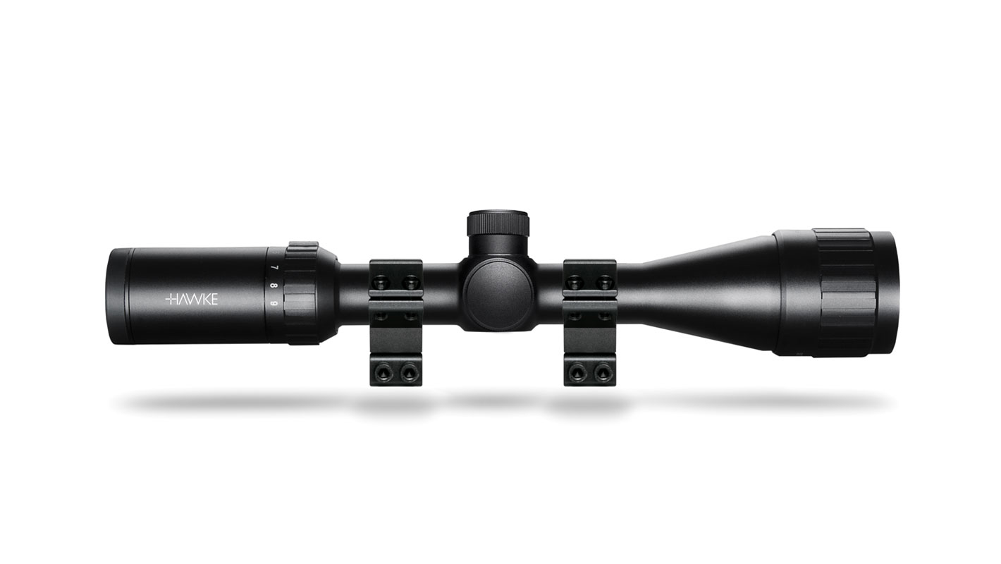 Hawke Fast Mount 3-9x40 AO Mil Dot Rifle Scope (9-11mm Dovetail Mount)