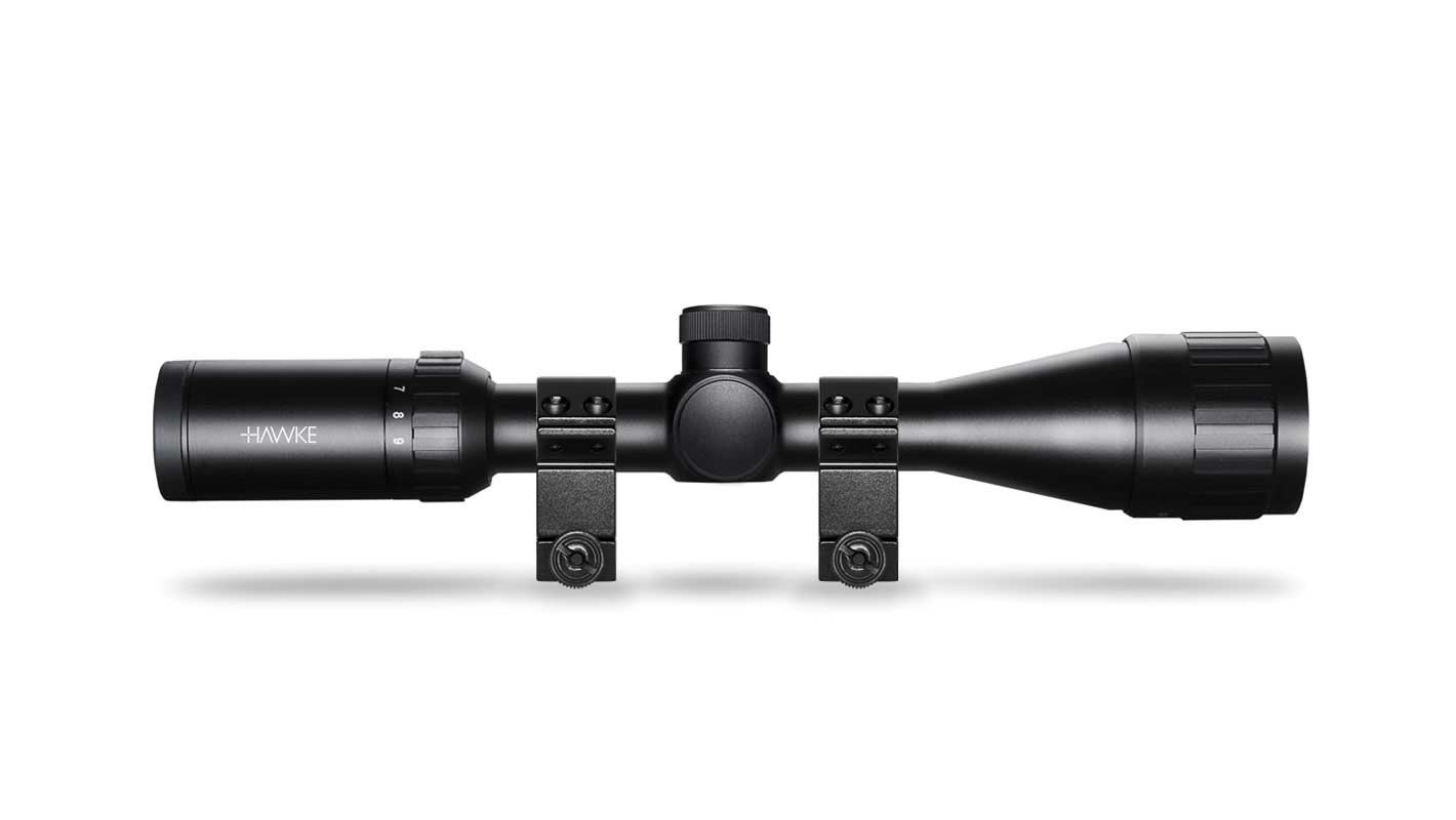 Hawke Fast Mount 3-9x40 AO Mil Dot Rifle Scope (Weaver Mount)