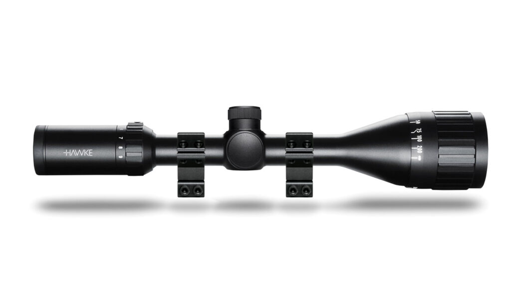 Hawke Fast Mount 3-9x50 AO Mil Dot Rifle Scope (9-11mm Dovetail Mount)